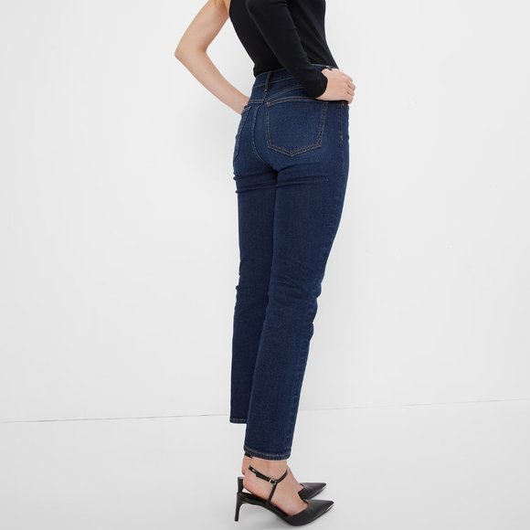 GAP NWT Plus Size High Rise Vintage Slim Jeans with Washwell - Picture 2 of 8